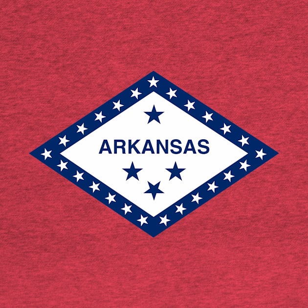 Arkansas State Flag by Yesteeyear